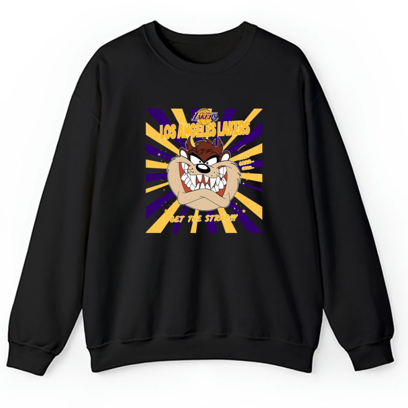 Tasmanian Devil X Los Angeles Lakers Team X NBA X Basketball Unisex Sweatshirt TAS6079