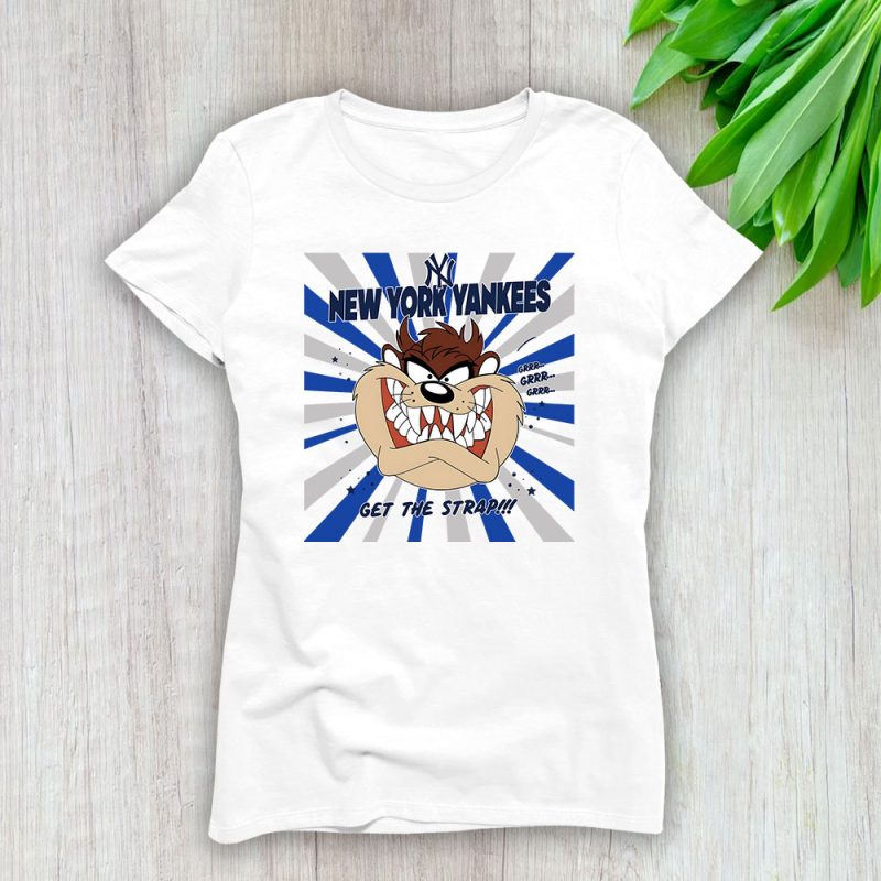 Tasmanian Devil X New York Yankees Team X MLB X Baseball Fans Lady Shirt Women Tee TLT5978