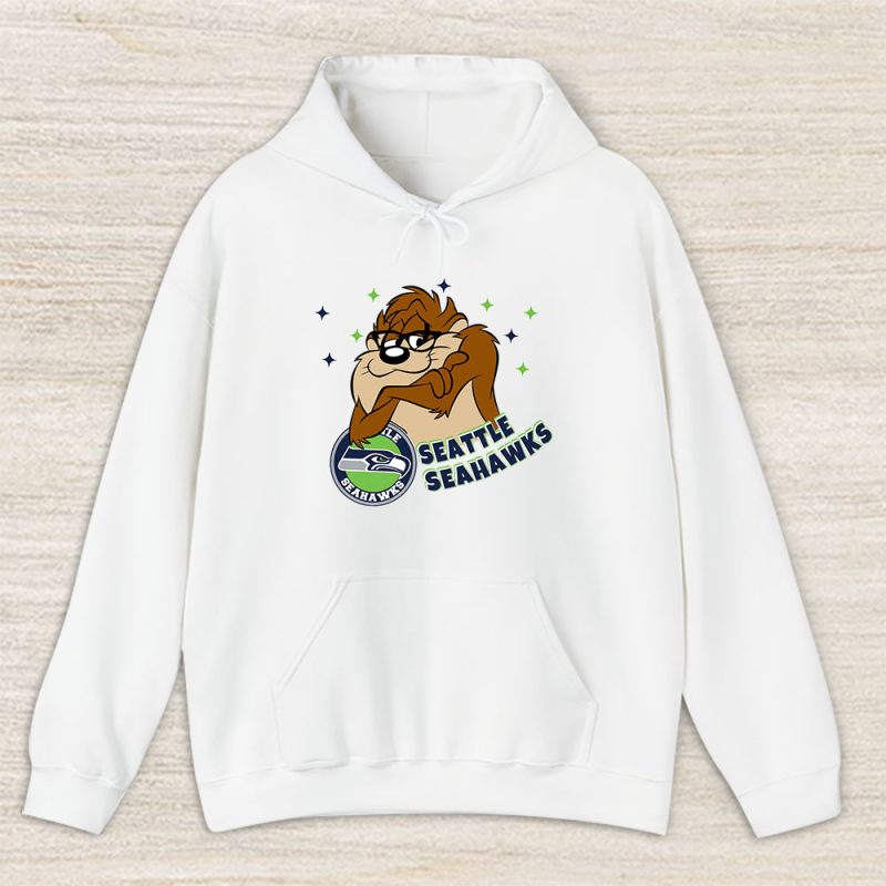 Tasmanian Devil X Seattle Seahawks Team NFL American Football Unisex Hoodie TAH6544