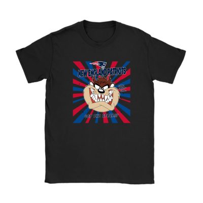 Tasmanian Devil X Taz X Looney Tunes X New England Patriots Team X NFL X American Football Unisex T-Shirt TAT6098