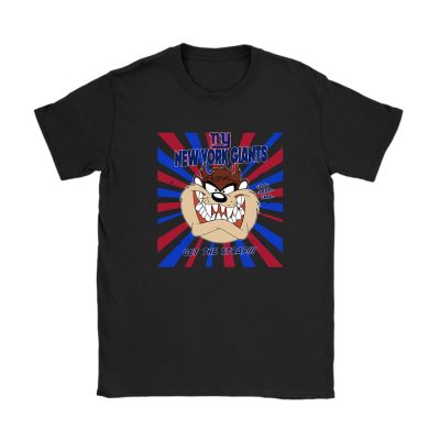 Tasmanian Devil X Taz X Looney Tunes X New York Giants Team X NFL X American Football Unisex T-Shirt TAT6099
