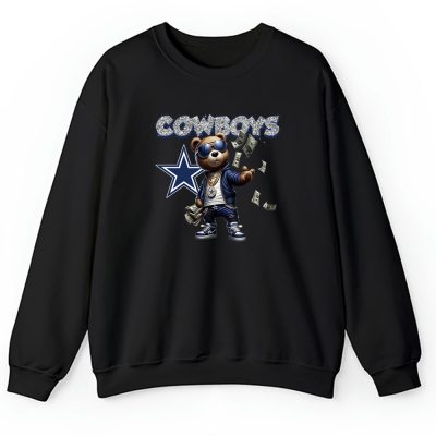 Teddy Bear Hiphop X Dallas Cowboys Team NFL American Football Unisex Sweatshirt TAS7969