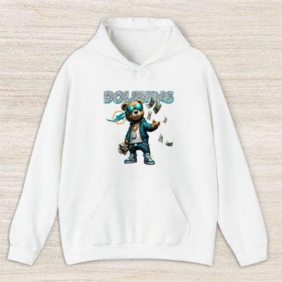 Teddy Bear Hiphop X Miami Dolphins Team NFL American Football Unisex Hoodie TAH8842