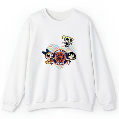 The Powerpuff Girls X Chicago Bears Team X NFL X American Football Unisex Sweatshirt TAS6025