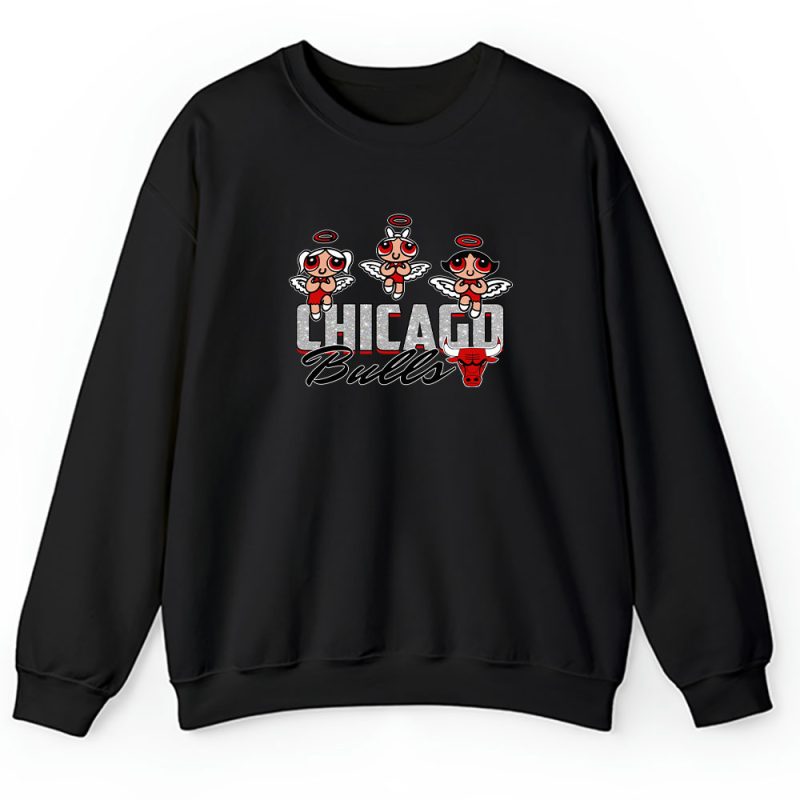 The Powerpuff Girls X Chicago Bulls Team NBA Basketball Unisex Sweatshirt TAS6835