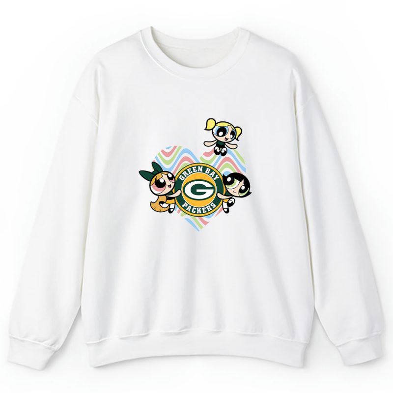 The Powerpuff Girls X Green Bay Packers Team X NFL X American Football Unisex Sweatshirt TAS6028