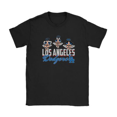 The Powerpuff Girls X Los Angeles Dodgers Team X MLB X Baseball Fans Unisex T-Shirt Cotton Tee TAT6826