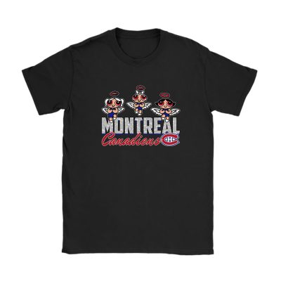 The Powerpuff Girls X Montreal Canadiens Team X NHL X Hockey Fan Unisex T-Shirt Cotton Tee TAT6862