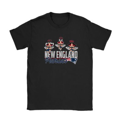 The Powerpuff Girls X New England Patriots Team X NFL X American Football Unisex T-Shirt Cotton Tee TAT6847