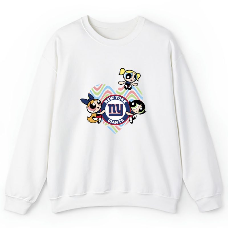 The Powerpuff Girls X New York Giants Team X NFL X American Football Unisex Sweatshirt TAS6030