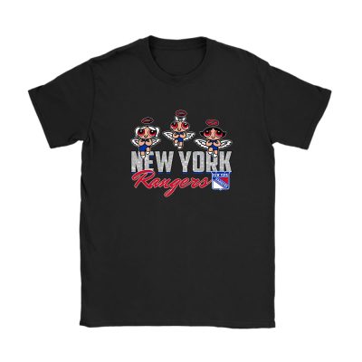 The Powerpuff Girls X New York Rangers Team X NHL X Hockey Fan Unisex T-Shirt Cotton Tee TAT6864