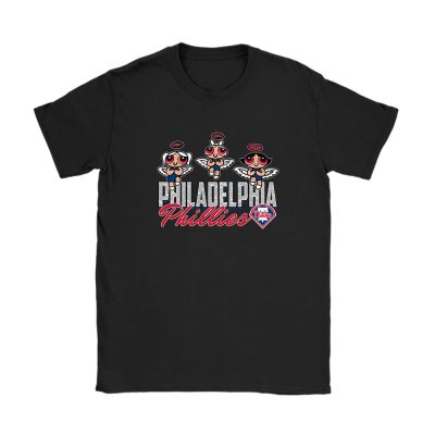 The Powerpuff Girls X Philadelphia Phillies Team X MLB X Baseball Fans Unisex T-Shirt Cotton Tee TAT6829