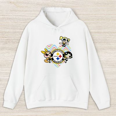 The Powerpuff Girls X Pittsburgh Steelers Team X NFL X American Football Unisex Hoodie TAH6032