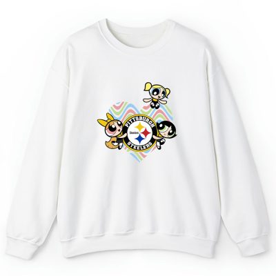 The Powerpuff Girls X Pittsburgh Steelers Team X NFL X American Football Unisex Sweatshirt TAS6032