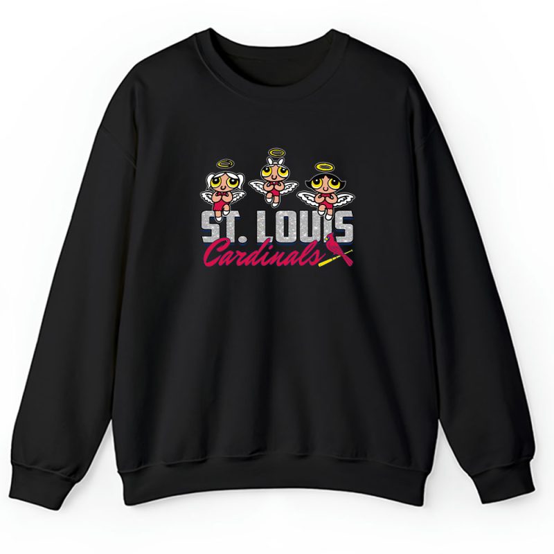 The Powerpuff Girls X St Louis Cardinals Team X MLB X Baseball Fans Unisex Sweatshirt TAS6831