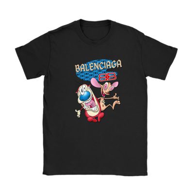 The Ren  Stimpy Show Balenciaga Unisex T-Shirt Cotton Tee TAT7430