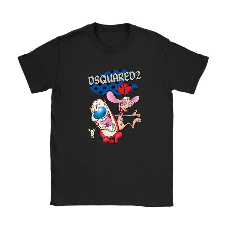 The Ren  Stimpy Show Dsquared2 Unisex T-Shirt Cotton Tee TAT7432