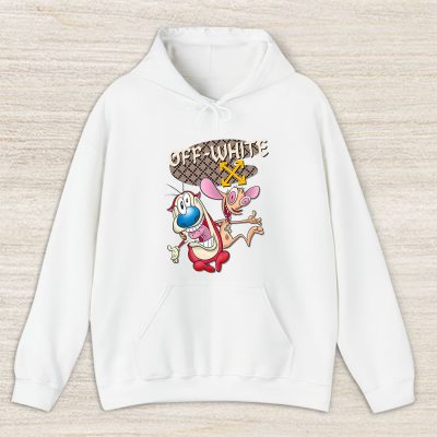 The Ren  Stimpy Show Offwhite Unisex Hoodie TAH7436