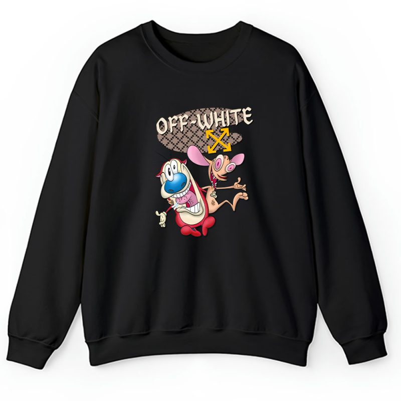 The Ren  Stimpy Show Offwhite Unisex Sweatshirt TAS7436