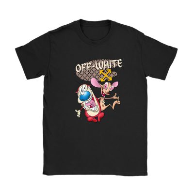 The Ren  Stimpy Show Offwhite Unisex T-Shirt Cotton Tee TAT7436