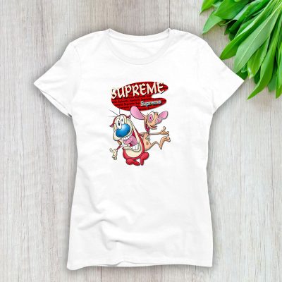 The Ren  Stimpy Show Supreme Lady T-Shirt Women Tee LTL7440