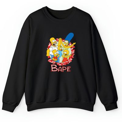 The Simpsons Bape Brand Unisex Sweatshirt TAS5582