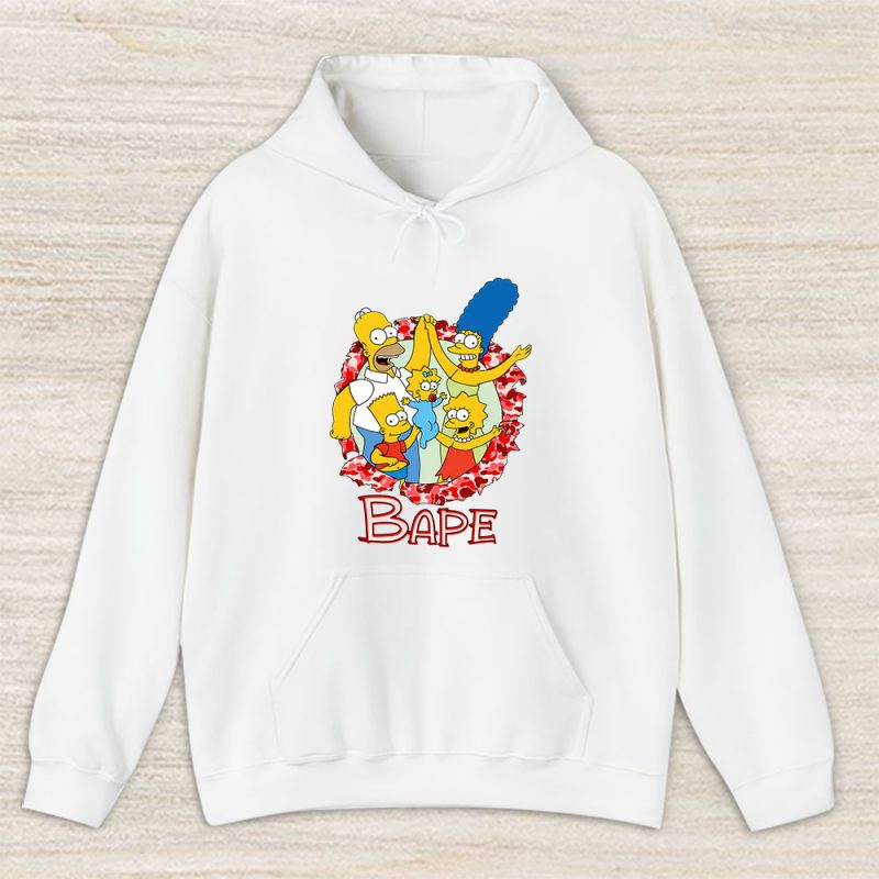 The Simpsons Bape Unisex Hoodie TAH5582