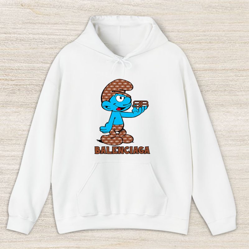 The Smurfs Balenciaga Unisex Hoodie TAH7453