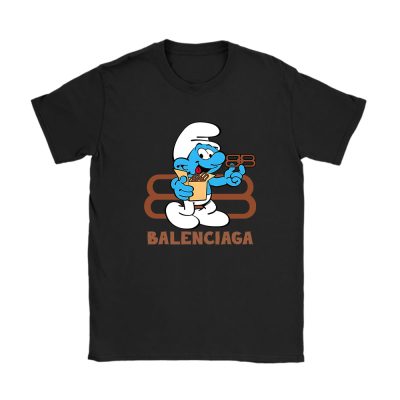 The Smurfs Balenciaga Unisex T-Shirt Cotton Tee TAT7446