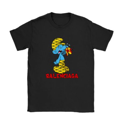 The Smurfs Balenciaga Unisex T-Shirt Cotton Tee TAT7455