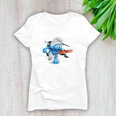 The Smurfs Burberry Lady T-Shirt Women Tee LTL7450