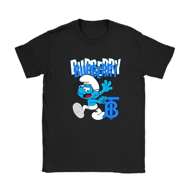 The Smurfs Burberry Unisex T-Shirt Cotton Tee TAT7443