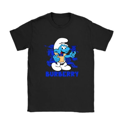 The Smurfs Burberry Unisex T-Shirt Cotton Tee TAT7445