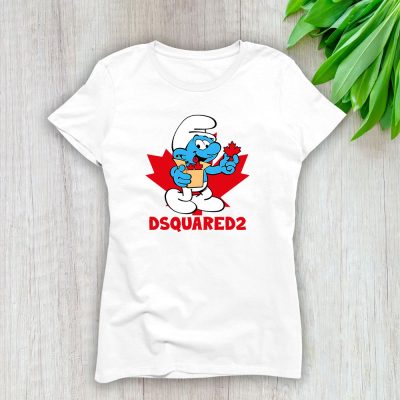 The Smurfs Dsquared2 Lady T-Shirt Women Tee LTL7457