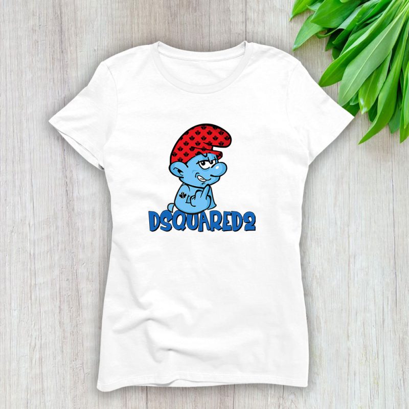 The Smurfs Dsquared2 Lady T-Shirt Women Tee LTL7458