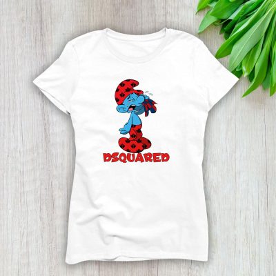 The Smurfs Dsquared2 Lady T-Shirt Women Tee LTL7462