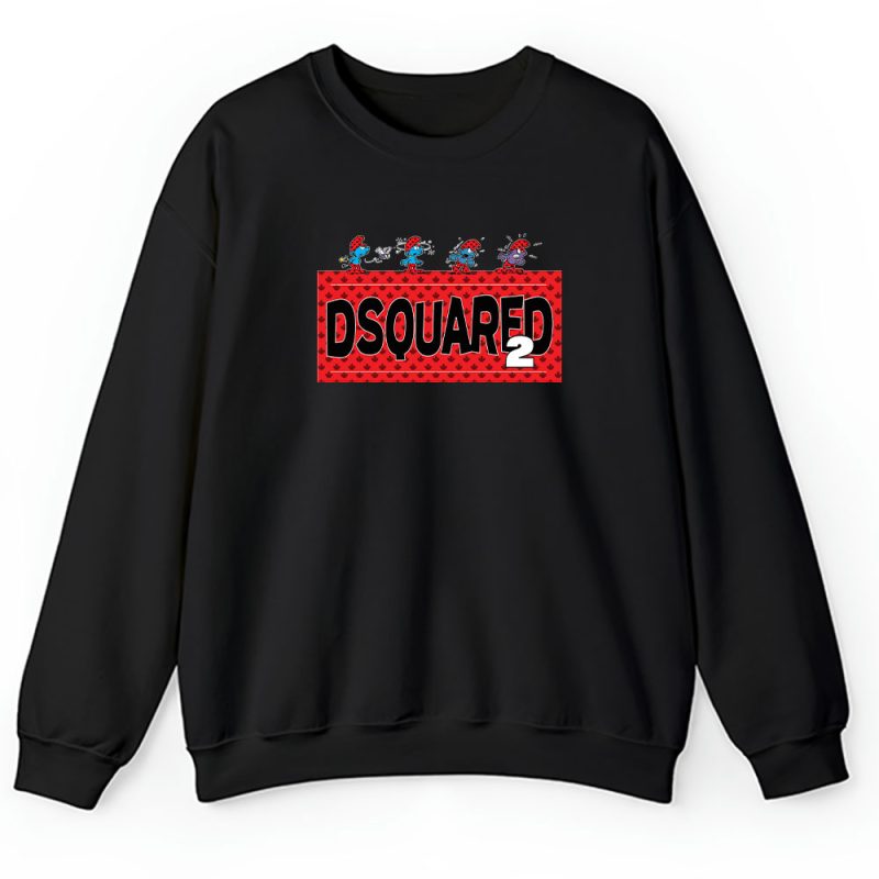 The Smurfs Dsquared2 Unisex Sweatshirt TAS7459