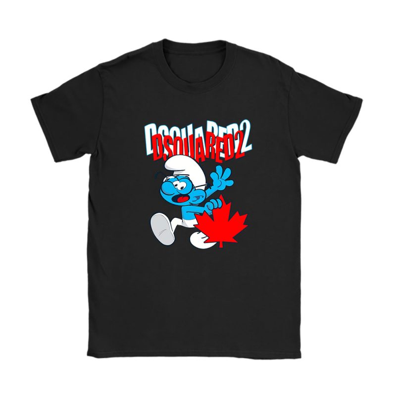 The Smurfs Dsquared2 Unisex T-Shirt Cotton Tee TAT7456