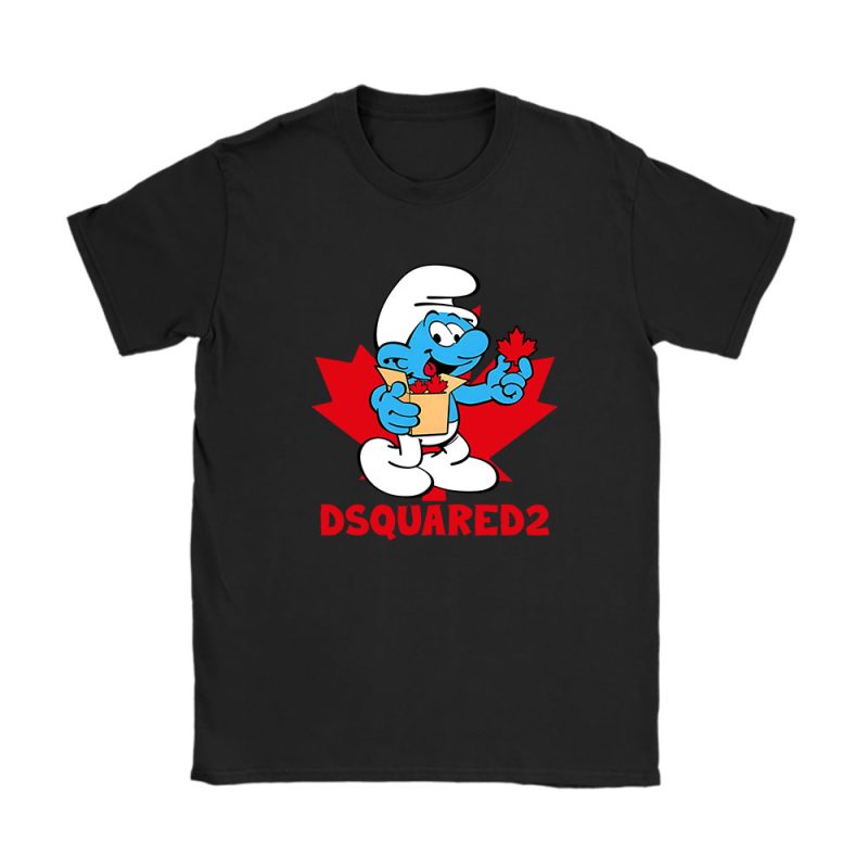 The Smurfs Dsquared2 Unisex T-Shirt Cotton Tee TAT7457