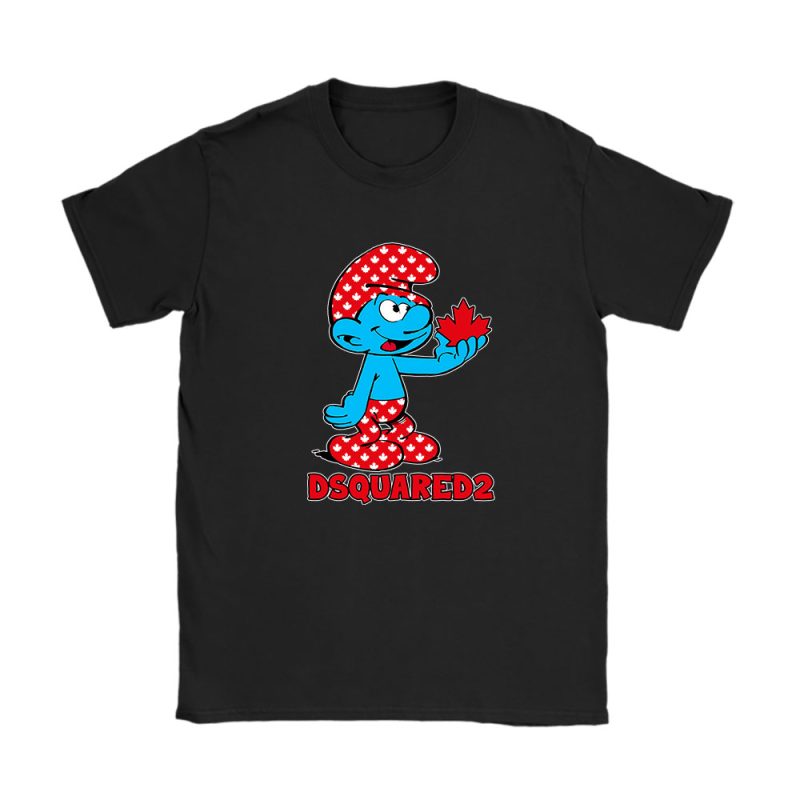 The Smurfs Dsquared2 Unisex T-Shirt Cotton Tee TAT7461