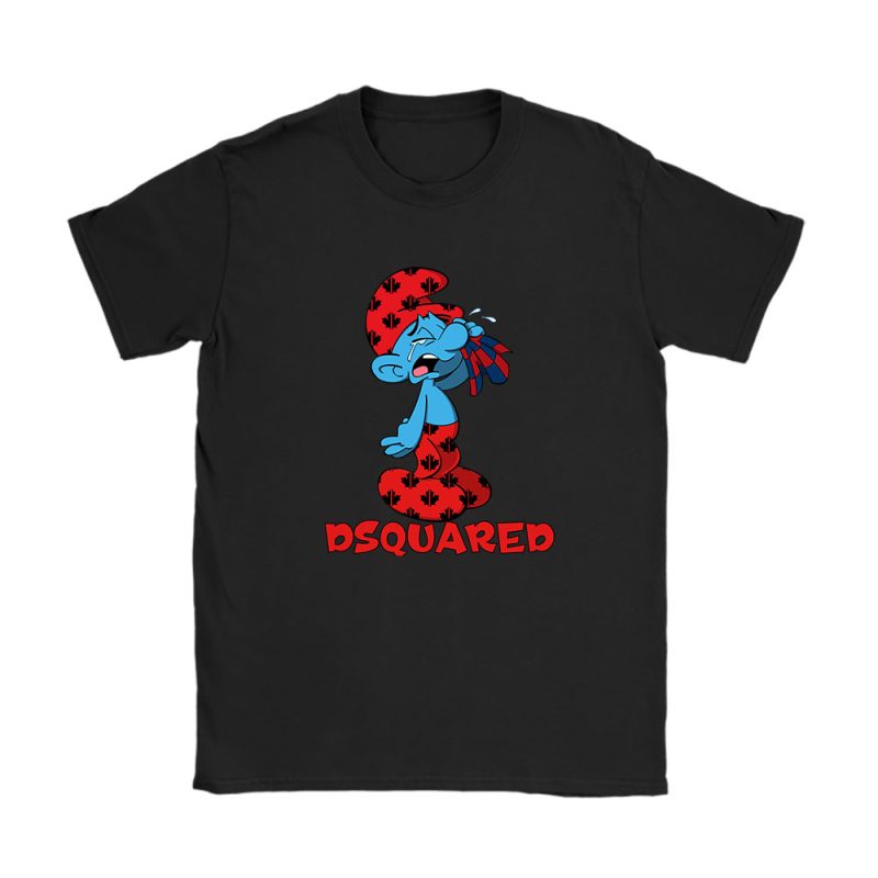 The Smurfs Dsquared2 Unisex T-Shirt Cotton Tee TAT7462