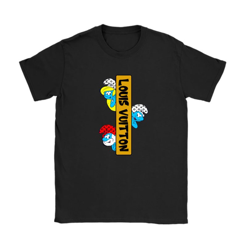 The Smurfs Louis Vuitton Unisex T-Shirt Cotton Tee TAT8461