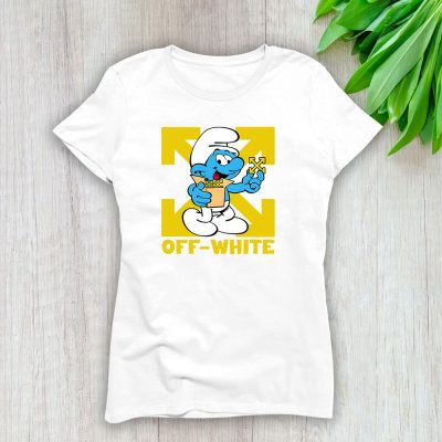The Smurfs Offwhite Lady T-Shirt Women Tee LTL7476