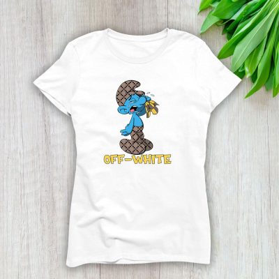 The Smurfs Offwhite Lady T-Shirt Women Tee LTL7481