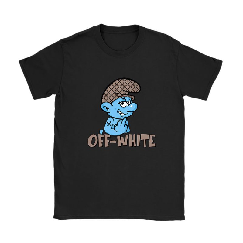 The Smurfs Offwhite Unisex T-Shirt Cotton Tee TAT7477