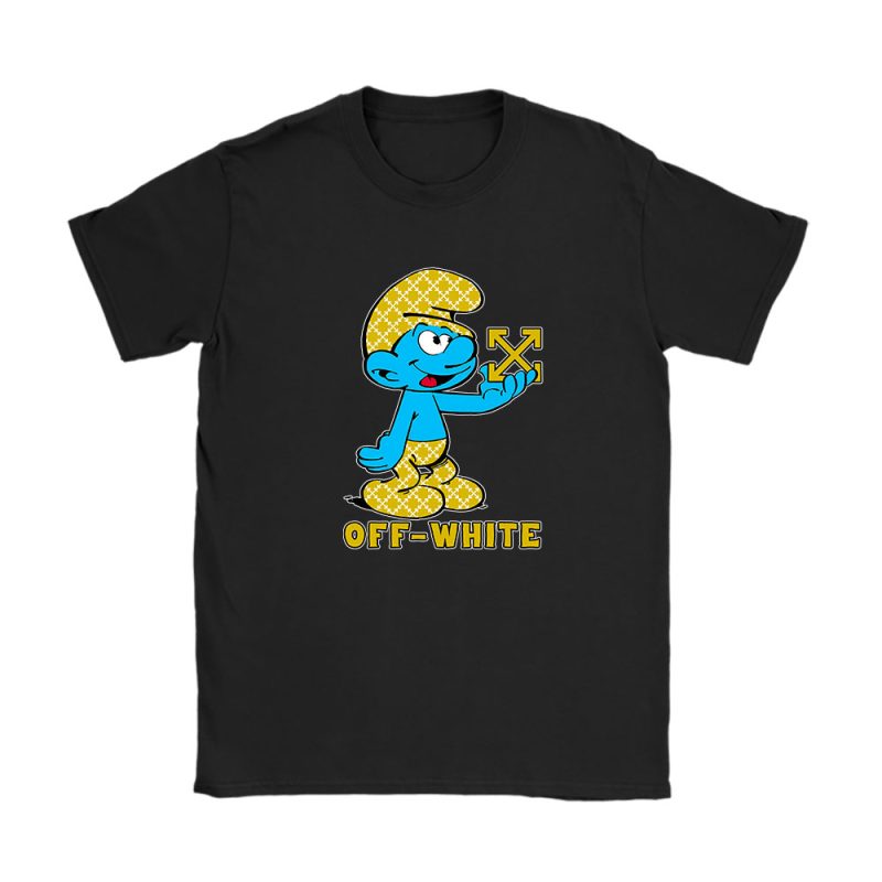 The Smurfs Offwhite Unisex T-Shirt Cotton Tee TAT7480