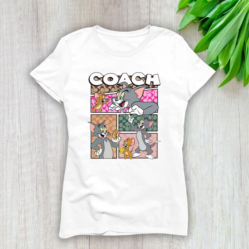 Tom And Jerry Coach Brand Lady Shirt Women Tee TLT5463