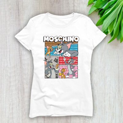 Tom And Jerry Moschino Brand Lady Shirt Women Tee TLT5469