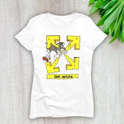 Tom And Jerry Offwhite Brand Lady Shirt Women Tee TLT5473