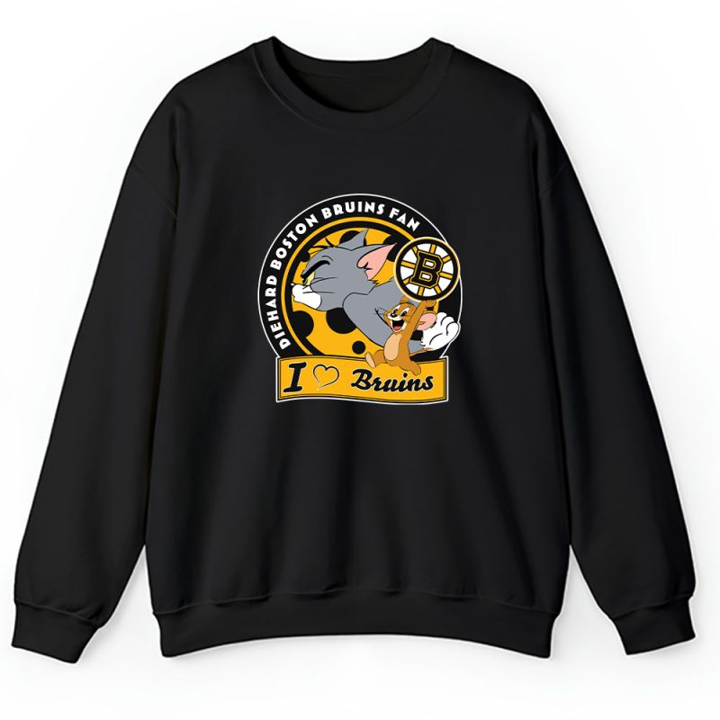 Tom And Jerry X Boston Bruins Team X NHL X Hockey Fan Unisex Sweatshirt TAS6146